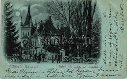 * T2/T3 1899 (Vorläufer) Kassa, Kosice; Jakob Féle Palota Rét Részlettel, Este. Szent-Istványi Júlia Kiadása / Palace At - Unclassified