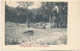 * T3/T4 1912 Kistapolcsány, Topolcianky; Hrussó Erdőrészlet. Brunczlik J. Kiadása / Hrusov Forest (Rb) - Unclassified