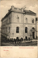 T3 1908 Nyitra, Nitra; Osztrák-magyar Bank. Készült Rasovszky Béla Műintézetében / Austro-Hungarian Bank (EB) - Unclassified