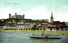 * T3 Pozsony, Pressburg, Bratislava; Vár / Castle, Ship (fa) - Unclassified