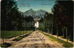 T2/T3 1916 Tátralomnic, Tatranská Lomnica (Magas Tátra, Vysoké Tatry); Kápolna / Chapel (kopott Sarok / Worn Corner) - Ohne Zuordnung