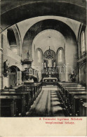 T2/T3 1918 Trencsén, Trencín; Irgalmas Nővérek Temploma, Belső / Church, Interior (EK) - Ohne Zuordnung