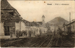 ** T3 Huszt, Chust, Khust; Fő Tér és Várrom, Hartstein J. üzlete. Mandlovits Lipót Kiadása / Main Square, Castle Ruins,  - Non Classificati