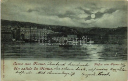 T3 1898 Fiume, Hafen / Port (small Tear) - Sin Clasificación