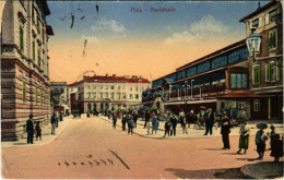 T2/T3 1918 Pola, Pula; Markthalle / Market Hall (EK) - Unclassified