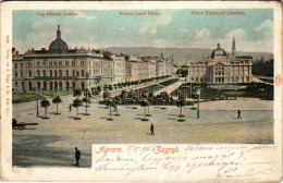 T2/T3 1902 Zagreb, Zágráb, Agram; Trg Franje Josipa / Square (EK) - Zonder Classificatie
