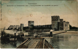 T3 1910 Kevevára, Temeskubin, Kovin; Szendrői Vár, 5712 és 5722 Uszályok. Kohn Samu Kiadása / Festung Semendria / Castle - Sin Clasificación