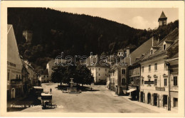 T2 1936 Friesach In Kärnten, Hauptplatz, Glashandlung, Leopold Heifler, Kaufhaus Josef Willmann, Hotel Friesacherfoh / M - Ohne Zuordnung