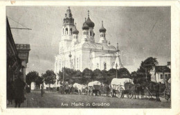 T2/T3 Grodno, Markt, Griechisch-Katolischer Kirche / Market Place, Church (EK) - Ohne Zuordnung