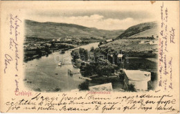 T2/T3 1905 Trebinje, Schwimmschule / Swimming School + "K. UND K. MILIT. POST SARAJEVO" (EK) - Sin Clasificación