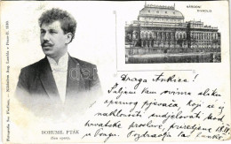* T4 1898 (Vorläufer) Praha, Prague, Prága; Národní Divadlo, Bohumil Pták Clen Opery / Theatre, Opera Member (cut) - Non Classificati