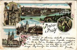 * T3/T4 1897 (Vorläufer) Praha, Prague, Prága; Staré Mesto, Stary Hrbitov Zidovsky, Órioj Na Radnici Staromestske, Velké - Sin Clasificación