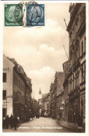 T2 1934 Annaberg, Annaberg-Buchholz; Buchholzerstrasse / Street View, Restaurant, Shops. TCV Card - Ohne Zuordnung