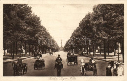 T2/T3 Berlin, Sieges Allee / Avenue With Automobile And Mounted Policeman - Unclassified