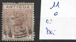 ANTIGUA 11 Oblitéré Côte 75 € - 1858-1960 Colonia Británica