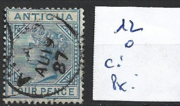 ANTIGUA 12 Oblitéré Côte 30 € - 1858-1960 Kronenkolonie