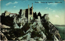 T2/T3 1916 Duino, Rovine Del Castello / Schloßruine / Castle Ruins (EK) - Ohne Zuordnung