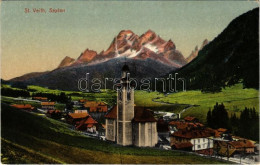 ** T2 Sesto, St. Veit, Sexten (Südtirol); General View, Church. B. Lehrburger - Ohne Zuordnung