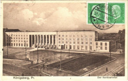 T2/T3 1930 Kaliningrad, Königsberg; Der Nordbahnhof / Railway Station. TCV Card (crease) - Ohne Zuordnung