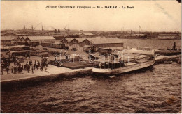 ** T1/T2 Dakar, Le Port / Port, Ship, Steamships - Unclassified