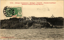 T1/T2 Dakar, Falaise Basaltique Batterie Et Phare Du Cap Manuel / Cliff, Lighthouse - Non Classificati