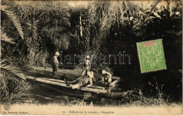 T2 1907 Sangalam, Ballade Sur Le Marigot / Waterside, Boat, TCV Card - Sin Clasificación