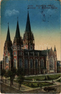 * T3 Lviv, Lwów, Lemberg; Kosciol Sv. Elzbiety / Kirche / Church, Automobile (Rb) - Ohne Zuordnung