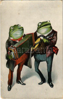 T3 1911 Béka Muzsikusok / Frog Musicians (szakadás / Tear) - Sin Clasificación