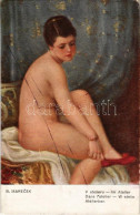 ** T2 Im Atelier / Erotic Nude Lady Art Postcard. Salon Prague V.K.K.V. 2025. S: B. Marecek - Ohne Zuordnung