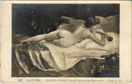** T2/T3 Étude De Nu / Meztelen Erotikus Hölgy / Erotic Nude Lady. 106. Salon 1908. S: Dubufe-Wehrlé (EB) - Non Classificati