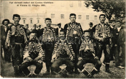 ** T2/T3 Tipi Dalmati Reduci Dal Corteo Giubilare Di Vienna 12. Giugno 1908. / Dalmatian Types Returning From The Jubile - Ohne Zuordnung