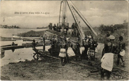 T2/T3 1905 Mise A Terre D'une Bille D'acajou / Grounding Of A Mahogany Log, African Folklore (EK) - Ohne Zuordnung