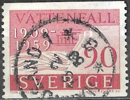 Sweden 1959 Used Stamp Hydroelectric Plant And Dam 90 Ore [WLT175] - Gebruikt