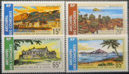 LP3972/43 - 1971 - COLONIES FRANÇAISES - COMORES - POSTE AERIENNE - SERIE COMPLETE - N°32 à 35 NEUFS** - Airmail