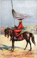 ** T2/T3 Tibet. A Lama Standard Bearer. Raphael Tuck & Sons' "Oilette" Postcard 7327. S: A. Henry Savage Landor (EK) - Zonder Classificatie