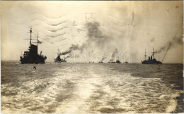 T2 1914 K.u.k. Kriegsmarine Kreuzer Flottille. Phot. A. Beer, F.W. Schrinner Pola 1913. - Unclassified