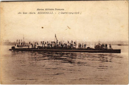 ** T2/T3 Marine Militaire Francaise, Sous-Marin BERNOULLI / Bernoulli Francia Tengeralattjáró, 1916-ban Megtorpedózta Az - Ohne Zuordnung