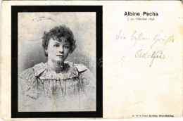 T2/T3 1898 Albine Pecha, Was An Austrian Nurse Who Contracted Pneumonia Due To Unfortunate Circumstances. Together With  - Sin Clasificación