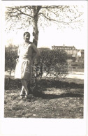 * T1/T2 Woman With Tree, Modern Photo Postcard - Zonder Classificatie