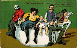 ** T2/T3 Das Familienteppche / Family Toilet Humour. Litho (EK) - Ohne Zuordnung