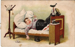 T2/T3 1922 Sleeping Man, Humour. W.S.S.B. 212. (fl) - Non Classés