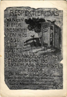 ** T3 1932 Respektiere Das... / Német Pottyantós Humor / German Garden Toilet Humour S: F. Walz (EB) - Sin Clasificación