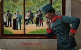 * T3 Kasernarest / WWI Austro-Hungarian K.u.K. Military Art Postcard, Romantic. O.K.W. 353. (Rb) - Ohne Zuordnung