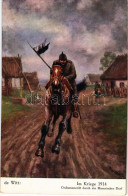 ** T2 Im Kriege 1914. Ordonnanzritt Durch Ein Masurisches Dorf / WWI German Military, Cavalryman Rides Through A Masuria - Unclassified