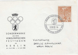 1952 Festival Préolympique De Berlin Pour Les Jeux Olympiques D'Helsinki 1952 - Ete 1952: Helsinki