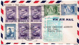 First Fly Cover To San Juan, Porto Rico On 6th February 1941 - Portugiesisch-Guinea