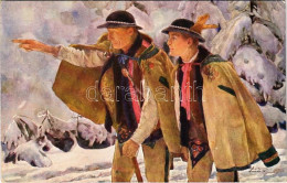 T2/T3 Górale / Montagnards / Polish Art Postcard S: A. Augustynowicz (EK) - Sin Clasificación