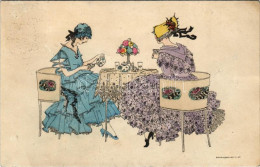 T3 1919 Viennese Art Nouveau Ladies. M. M. Nr. 1188. S: Mela Koehler (r) - Ohne Zuordnung
