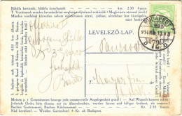 T2/T3 1914 Bárdos Ármin Kereskedő üzletének Reklámlapja. Budapest VII. Dob Utca 98. / Hungarian Shop Advertising Card (f - Sin Clasificación