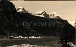 T2/T3 1953 Valsavarenche, Italian Alpine Club's Camp, Mountaineering. Photo + "Club Alpino Italiano Attendamento Naziona - Non Classificati